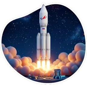 Неделя космоса — стикер для MAX