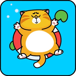 Рыжий кот — стикер для MAX