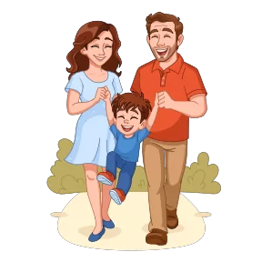Семья — стикер для MAX