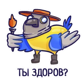 Попугайчики — стикер для MAX