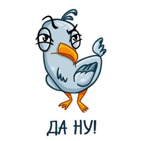 Чайка — стикер для MAX