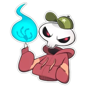 Skeleton — стикер для MAX
