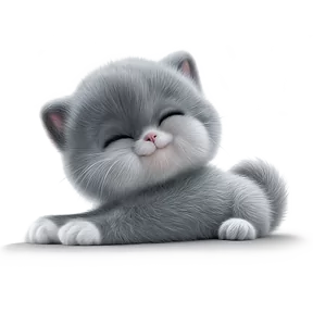 Котёнок — стикер для MAX