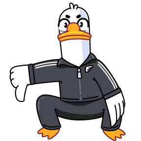 Гусь — стикер для MAX
