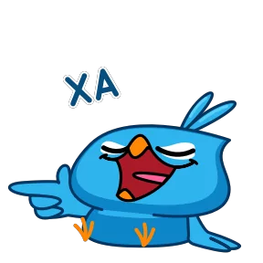 Птенец — стикер для MAX