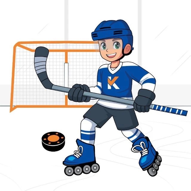 КолЁсов с клюшкой