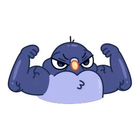 Голубчик — стикер для MAX
