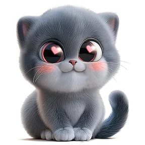 Котёнок — стикер для MAX