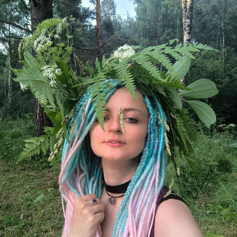 Лесная Ведьма, украшения из эпоксидной смолы