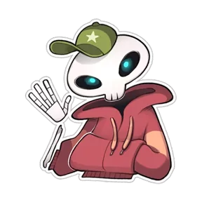 Skeleton — стикер для MAX