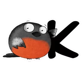 Снегирь — стикер для MAX
