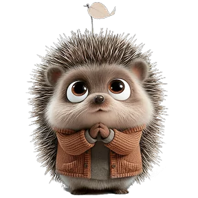 Дядюшка Ёж — стикер для MAX