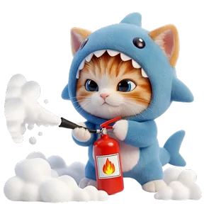 Котоакула — стикер для MAX