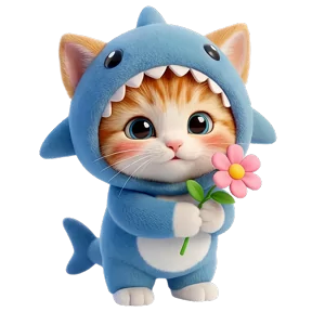 Котоакула — стикер для MAX