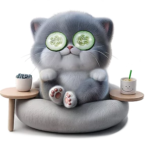 Котёнок — стикер для MAX
