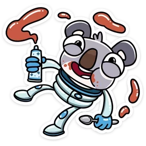 Коала — стикер для MAX