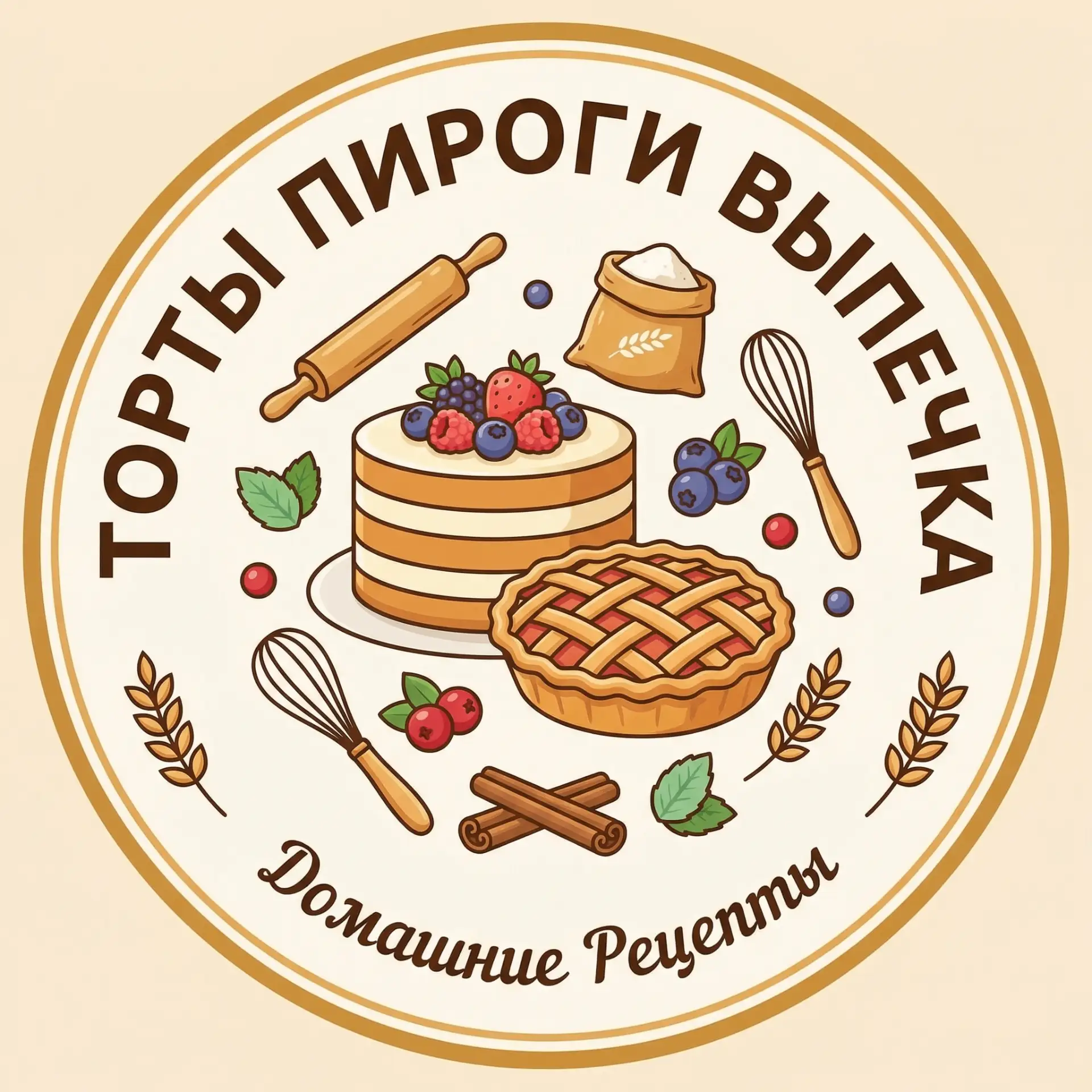 Аватар канала Торты Пироги Выпечка
