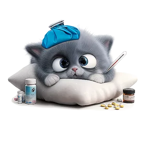 Котёнок — стикер для MAX