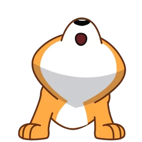 Корги — стикер для MAX