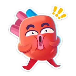 Сердце — стикер для MAX