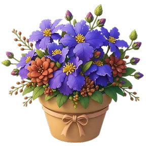 Цветы — стикер для MAX