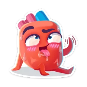 Сердце — стикер для MAX