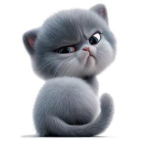 Котёнок — стикер для MAX