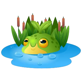 Жабка — стикер для MAX