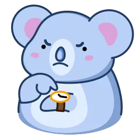 Коала Алла — стикер для MAX