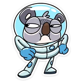 Коала — стикер для MAX