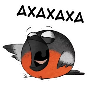 Снегирь — стикер для MAX