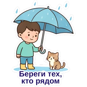 День защиты детей — стикер для MAX