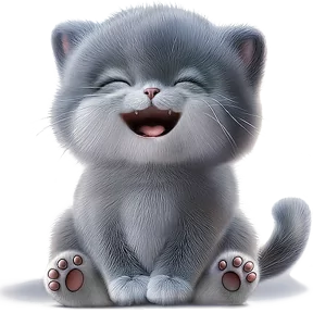 Котёнок — стикер для MAX