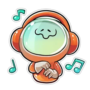 Космонавт — стикер для MAX