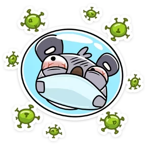 Коала — стикер для MAX