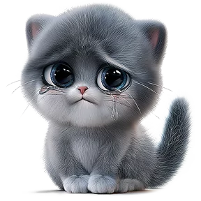 Котёнок — стикер для MAX