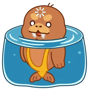 Моржик — стикер для MAX