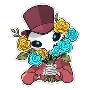 Skeleton — стикер для MAX