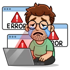 Разработчик — стикер для MAX