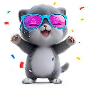 Котёнок — стикер для MAX